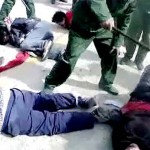 Still from footage of torture in Tibet